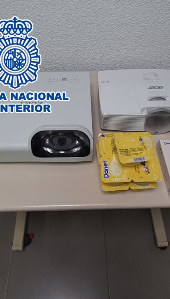 Parte de los objetos recuperados