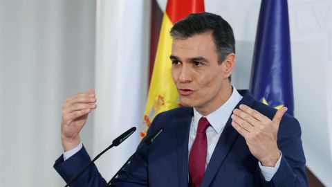 El presidente del Gobierno, Pedro S&aacute;nchez
