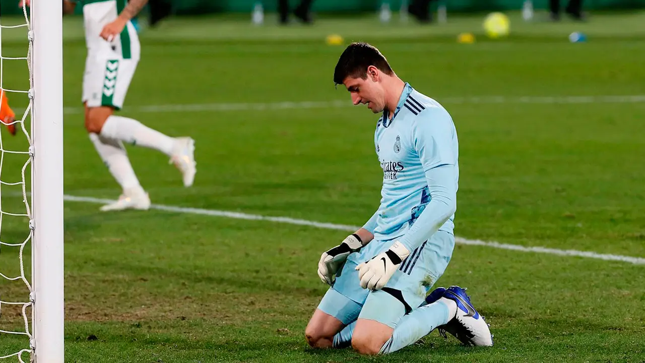 El guardameta belga del Real Madrid, Thibaut Courtois El guardameta belga del Real Madrid, Thibaut Courtois