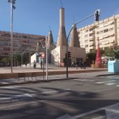 Plaza de las Chimeneas de Elche. 