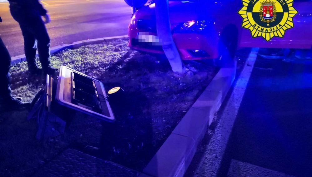 Colisión en la avenida de Denia