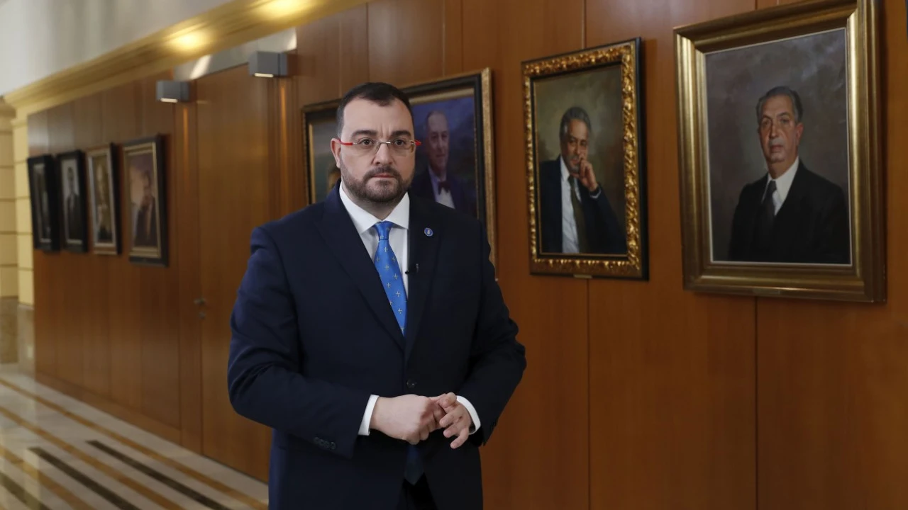 Adrián Barbón, presidente del Principado, en el mensaje de Año Nuevo 31 de diciembre de 2020