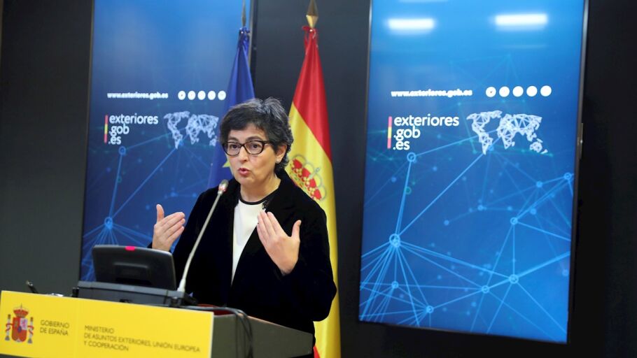 La ministra Arancha Gonz&aacute;lez Laya