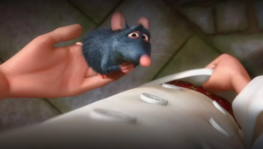 Remy, la rata protagonista de 'Ratatouille', nos contagió la fiebre por la alta cocina desde la gran pantalla