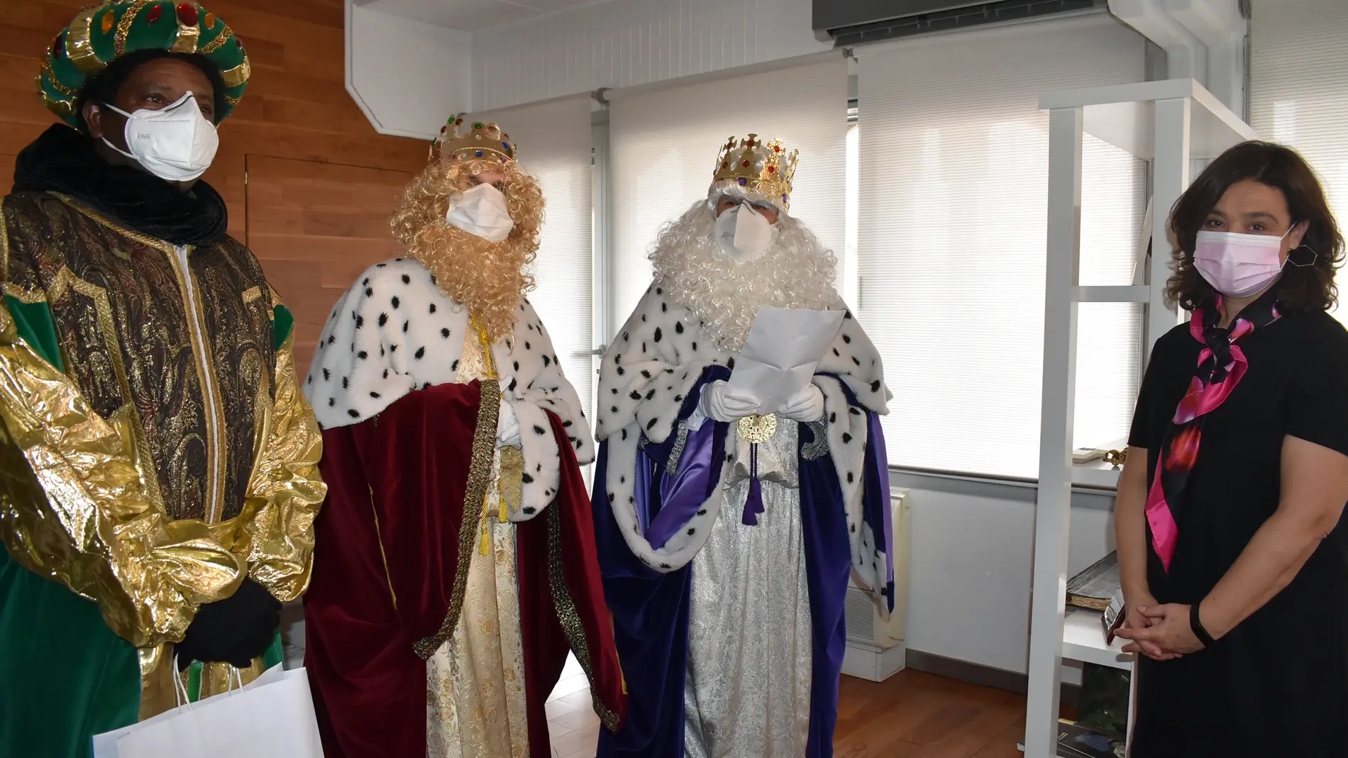 Pilar Zamora se ha reunido con Sus Majestades los Reyes Magos