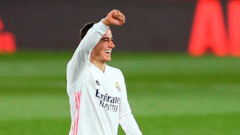 Lucas V&aacute;zquez, con el Real Madrid
