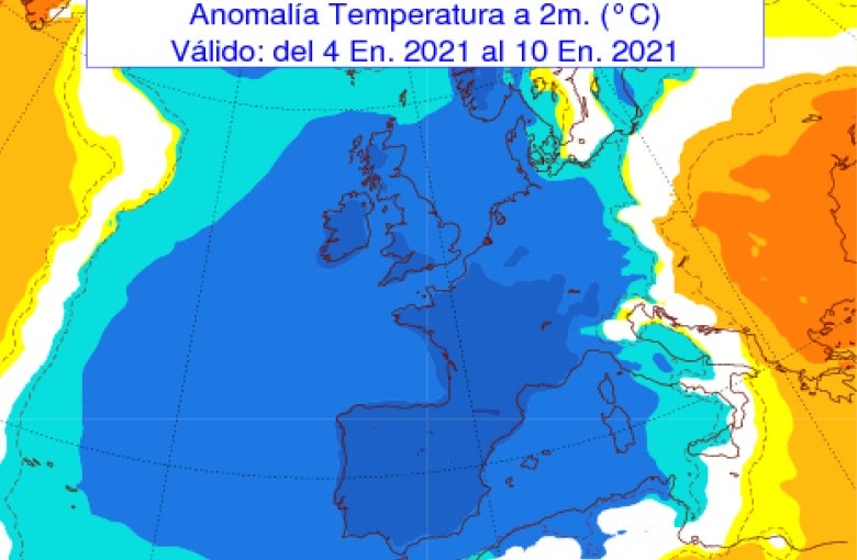 La AEMET adelanta que la primera semana de enero será fría sin descartar nieve en cotas medias La AEMET adelanta que la primera semana de enero será fría sin descartar nieve en cotas medias