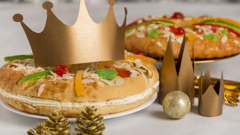 Imagen de archivo de un rosc&oacute;n de Reyes