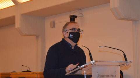 Pedro Maroto durante la rueda de prensa