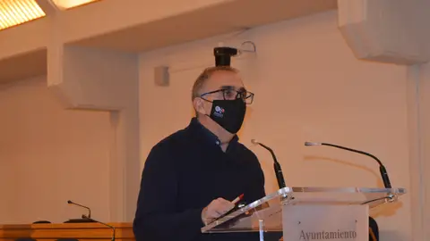 Pedro Maroto durante la rueda de prensa Pedro Maroto durante la rueda de prensa