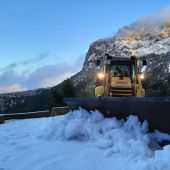 La nieve en la Serra de Tramuntana provoca gran afluencia de coches