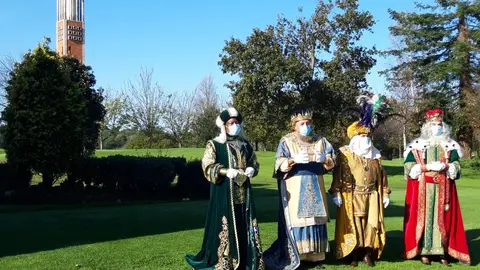 Los Reyes Magos han llegado a Gijón Campo Municipal de Golf de La Llorea