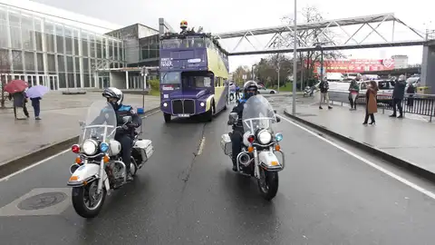 Más de Uno Coruña martes 05/01/2021 La comitiva de los Reyes saliendo desde el Coliseum