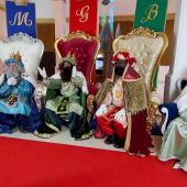 Los Reyes Magos, durante una videoconferencia