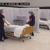Los hospitales de Los Ángeles se colapsan por el COVID y dejan de atender "pacientes insalvables"