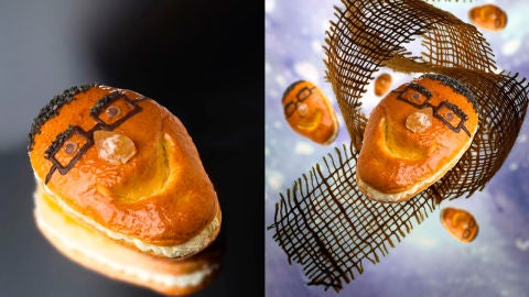 Rosc&oacute;n con la cara de Leo Harlem