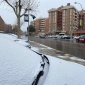 Nieve en Cuenca. Foto de archivo.