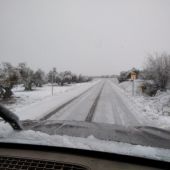 La nieve dificulta la circulación en varias carreteras de Ciudad Real