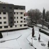 La nieve cae de manera copiosa en Ciudad Real La nieve cae de manera copiosa en Ciudad Real