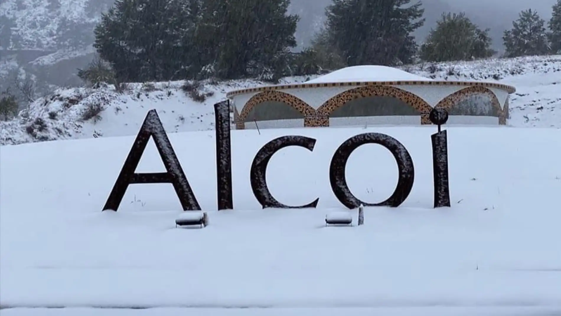 Nieve en Alcoi