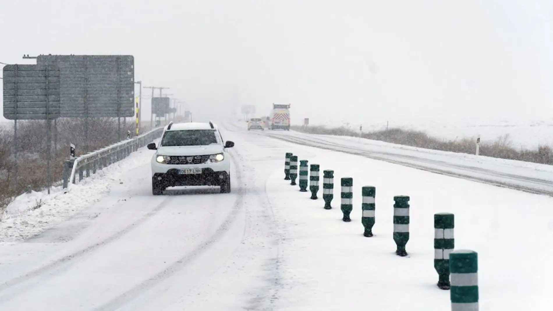 4 carreteras de Ciudad Real están cerradas al tráfico debido a la nieve