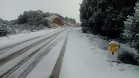Varias carreteras de Ciudad Real están afectadas por la nieve Varias carreteras de Ciudad Real están afectadas por la nieve