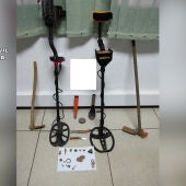 La Guardia Civil incautó varios objetos a los investigados