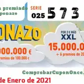 Cuponazo del sorteo del viernes Cuponazo del sorteo del viernes