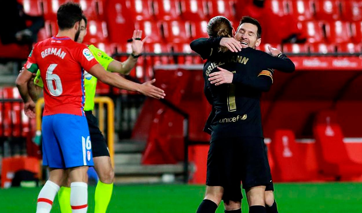 El Granada CF cae ante el FC.Barcelona, en un partido marcado por otra gran actuación de Messi y alguna decisión arbitral poco afortunada. Onda Deportiva Granada 11/01/2021 El Granada CF cae ante el FC.Barcelona, en un partido marcado por otra gran actuación de Messi y alguna decisión arbitral poco afortunada. Onda Deportiva Granada 11/01/2021
