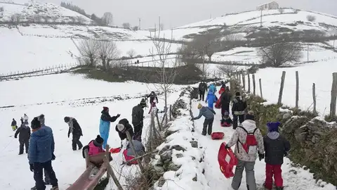 La nieve llega a Gipuzkoa La nieve llega a Gipuzkoa