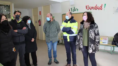 Reparto de material anti COVID en los colegios Reparto de material anti COVID en los colegios