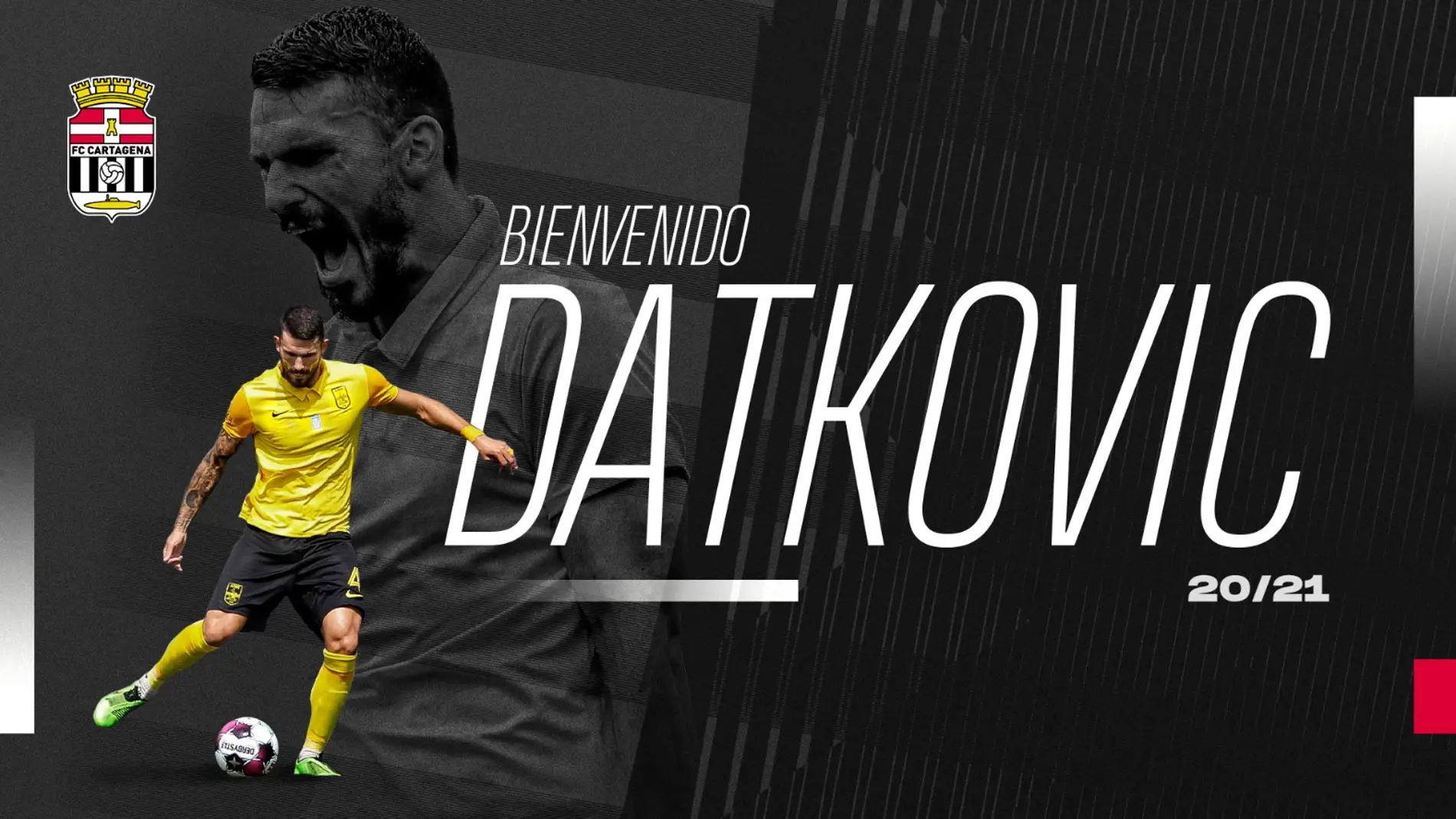 El Cartagena anuncia la llegada de Datkovic para apagar el fuego de la derrota