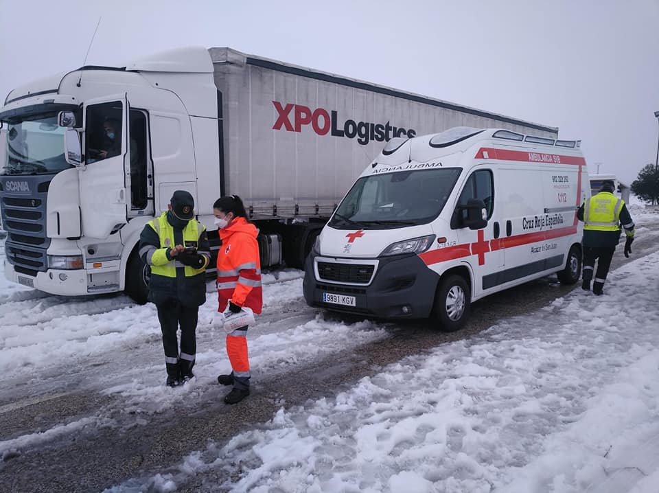 Encomiable labor de Cruz Roja durante el fin de semana teñido de blanco Encomiable labor de Cruz Roja durante el fin de semana teñido de blanco
