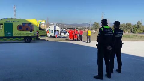 Evacuadas en helicóptero las dos mujeres rociadas con ácido