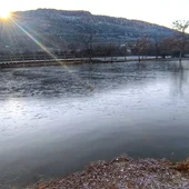 Cauces de ríos y pantanos congelados en Ciudad Real por la ola de frío Cauces de ríos y pantanos congelados en Ciudad Real por la ola de frío