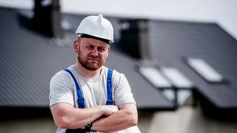 Un albañil Un albañil