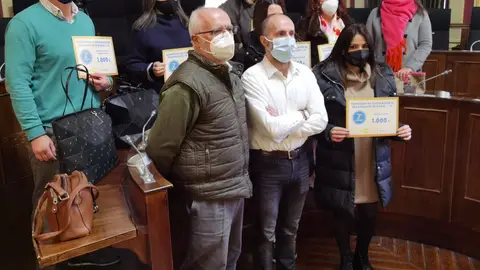 Entrega de premios ás mellores decoracións de Nadal Premiados no concurso de decoración do Concello de ourense