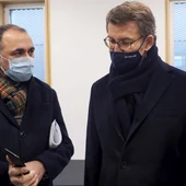 El presidente de la Xunta, Alberto Núñez Feijóo, el conselleiro de Sanidad, Julio García Comesaña El presidente de la Xunta, Alberto Núñez Feijóo, el conselleiro de Sanidad, Julio García Comesaña