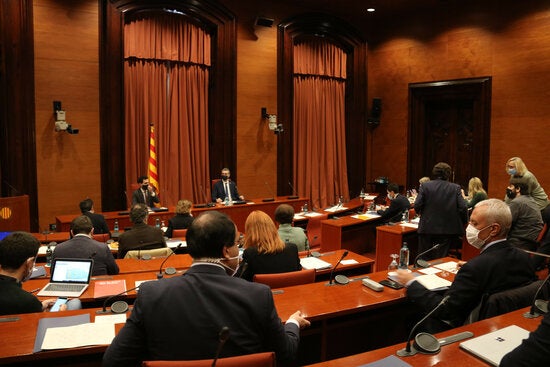 ERC garanteix veu unitària del govern sobre el 14F i valora un ajornament per a votar “sense por” ERC garanteix veu unitària del govern sobre el 14F i valora un ajornament per a votar “sense por”