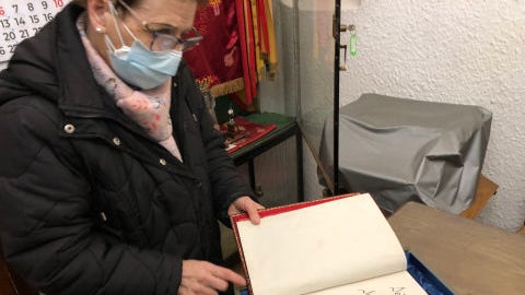 Enriqueta Estopañán, presidenta de "Amigos del Arte" Enriqueta Estopañán, presidenta de "Amigos del Arte"