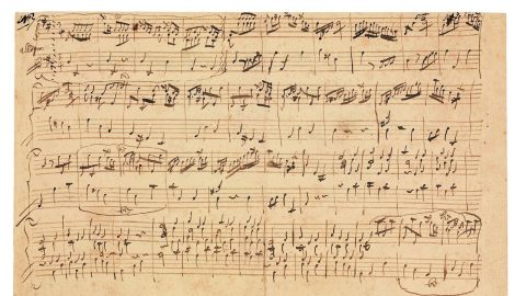 Partitura de Mozart