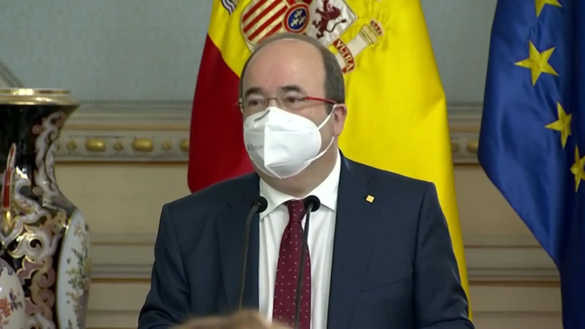 Miquel Iceta toma posesión como ministro de Política Territorial: "Me gusta España como es, diversa, plural y unida"