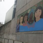 Mural feminista en Cádiz