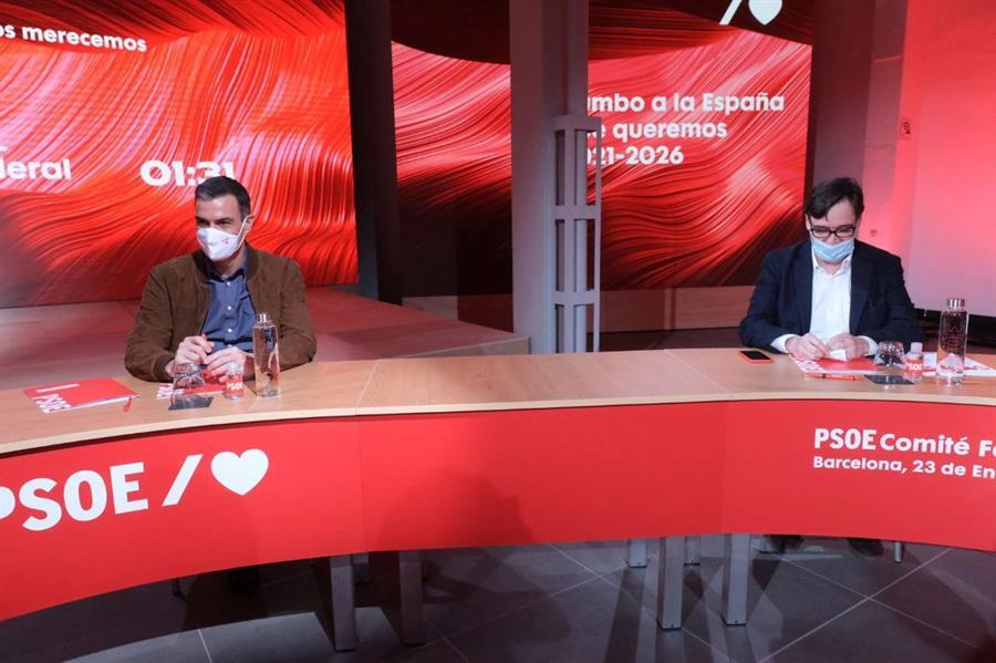 Pedro Sánchez se desplaza hasta Cataluña para arropar a Illa en el inicio de la campaña electoral Pedro Sánchez se desplaza hasta Cataluña para arropar a Illa en el inicio de la campaña electoral