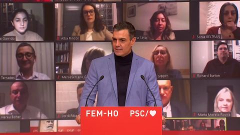 Pedro S&aacute;nchez, sobre las pr&oacute;ximas elecciones catalanas, habr&aacute; que elegir entre "divisi&oacute;n o la uni&oacute;n"