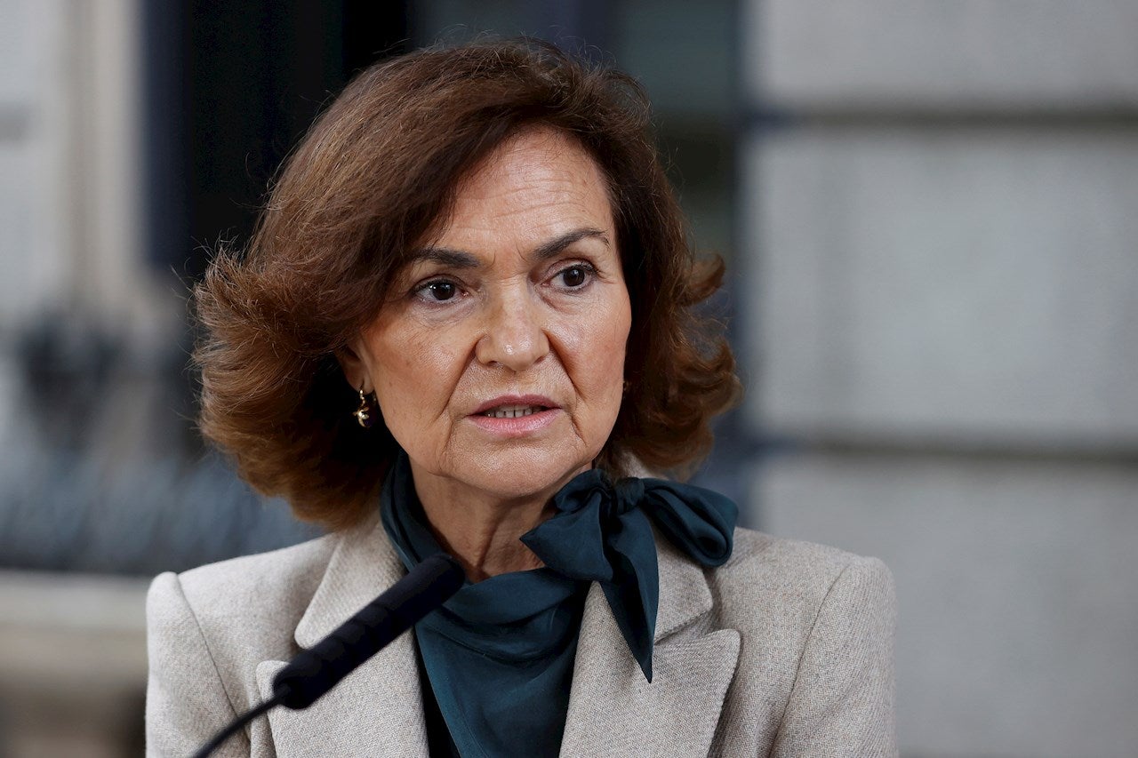 Carmen Calvo elude decir si la ley que delega fronteras y migración a Cataluña es constitucional Carmen Calvo elude decir si la ley que delega fronteras y migración a Cataluña es constitucional