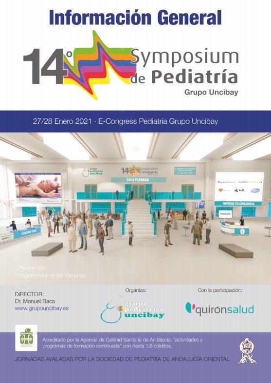 El 14º Symposium de Pediatría Quirónsalud Málaga conecta a 600 especialistas en formato virtual El 14º Symposium de Pediatría Quirónsalud Málaga conecta a 600 especialistas en formato virtual