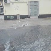 La rotura se ha producido en la calle Lanza La rotura se ha producido en la calle Lanza