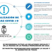 El alcalde recomienda limitar al máximo los desplazamientos, evitar la presencia en establecimientos y locales de pública concurrencia por más tiempo de estrictamente necesario 