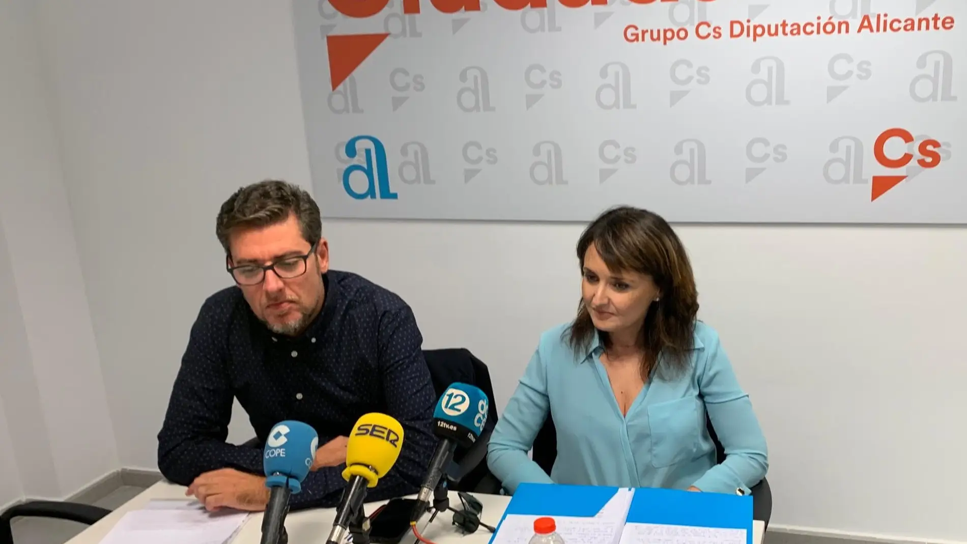 Javier Gutiérrez y Julia Parra, diputados de Ciudadanos